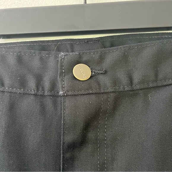 Carhartt Black Blended Twill Flate Front Work Pants Men's Size 36 x 32 - Picture 6 of 7